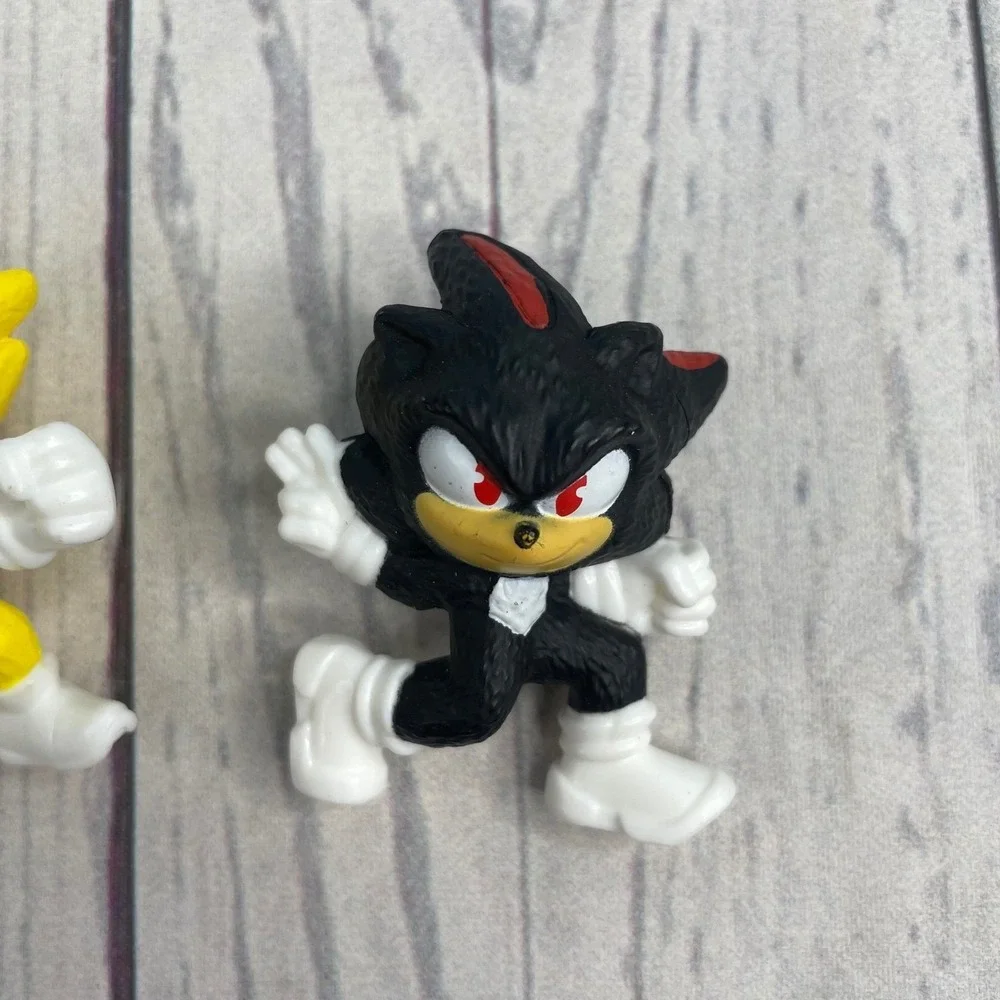 Sonic the Hedgehog Shadow Super Mini Figures Kids Toys Collection Cake Topper
